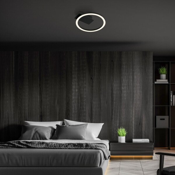 Briloner 3778-015 - LED таванно осветително тяло FRAME LED/5W/230V Ø 20 см черен