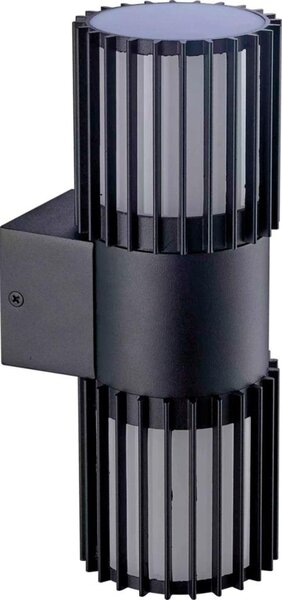 BRILAGI - Външно стенно осветително тяло ARMOR 2xGU10/35W/230V IP44 черно