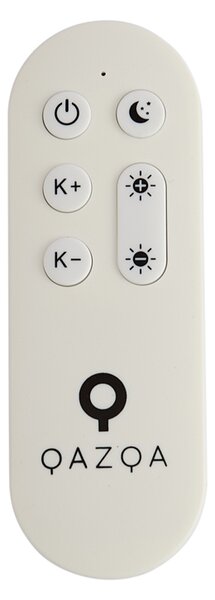 Смарт плафон бежов 35 см вкл. LED и дистанционно управление - Flat Drum