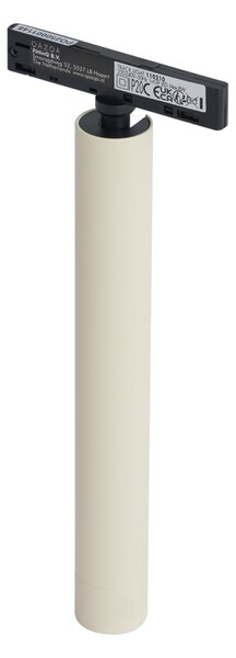 Модерен спот бежов с черно за 1-фазна релсова система - Slimline Avery