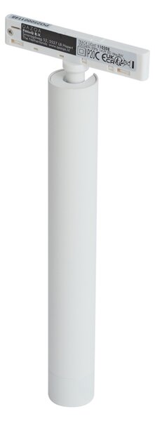 Модерен бял прожектор за 1-фазна релсова система - Slimline Avery