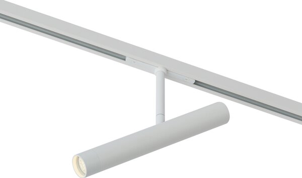 Модерен бял прожектор за 1-фазна релсова система - Slimline Avery