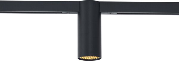 Модерен прожектор черен за релсова система 1-фазен GU10 35mm - Slimline Nubee Honey