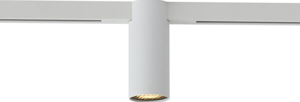 Модерен прожектор бял за 1-фазна релсова система GU10 35mm - Slimline Nubee Honey