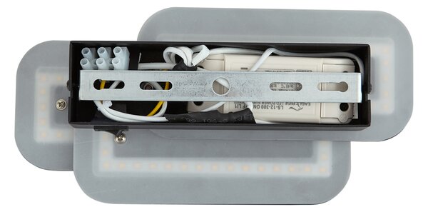 Модерна стенна лампа черна с LED 3-степенно димиране - Dias