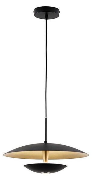 LED полилей на кабел MONICA LED/16W/230V черно/златисто