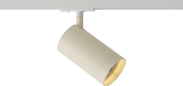 Модерен бежов прожектор за 1-фазна релсова система GU10 70mm - Iconic Jeana Luxe