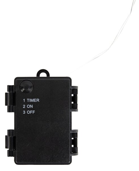 Коледен неон градински прожектор бял снежен човек с LED и таймер IP44 - Fura