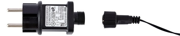 Коледна елха черна вкл. LED IP44 - Brilli