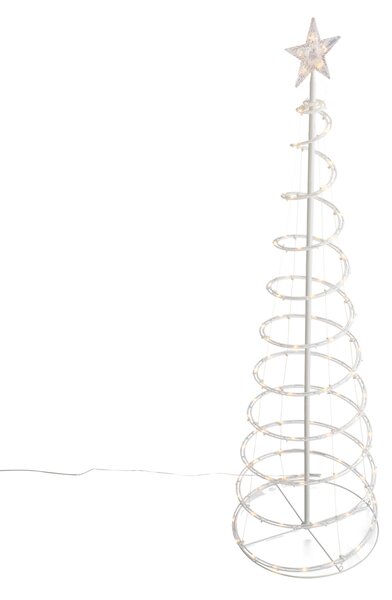Коледна елха бяла с LED IP44 - Puno