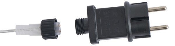 Коледна елха бяла с LED IP44 - Puno