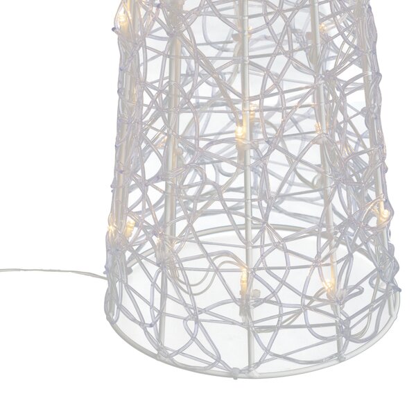 Коледно дърво прозрачно 100 см вкл. LED IP44 - Coni