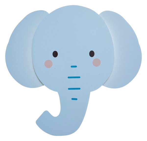 Детска стенна лампа синя с LED 3-степенно димиране - Ellie the Elephant