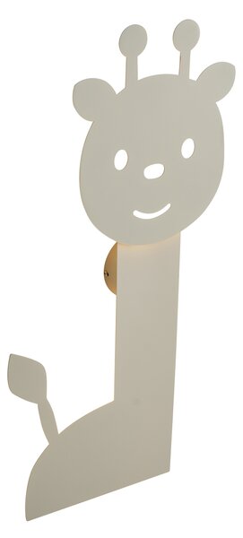 Детска стенна лампа бежова с LED 3-степенно димиране - Gigi the Giraffe