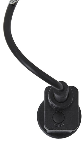 Стояща външна лампа бяла 80 см вкл. LED IP44 - Fungi