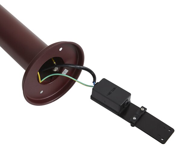 Модерна външна лампа тъмночервена 80 см IP44 - Gleam