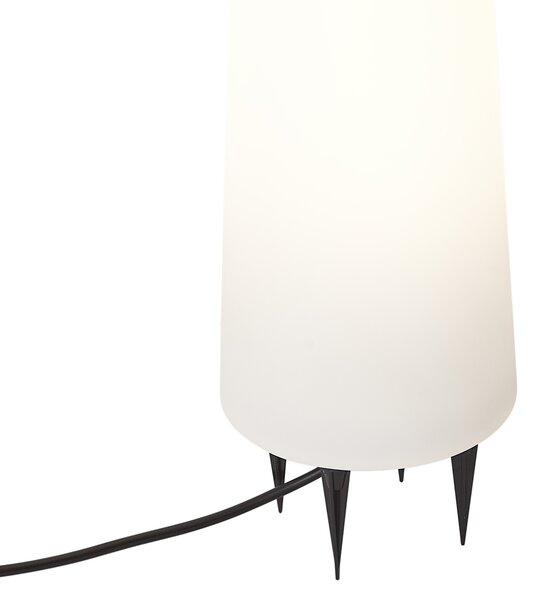Стояща външна лампа бяла 80 см вкл. LED IP44 - Fungi