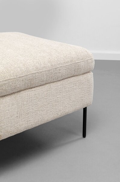 Кресло с табуретка Quinn High Beige