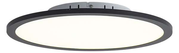 Интелигентен LED панел черен 40 см вкл. LED димиране до топло с дистанционно управление - Knob
