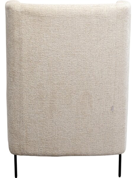 Кресло с табуретка Quinn High Beige
