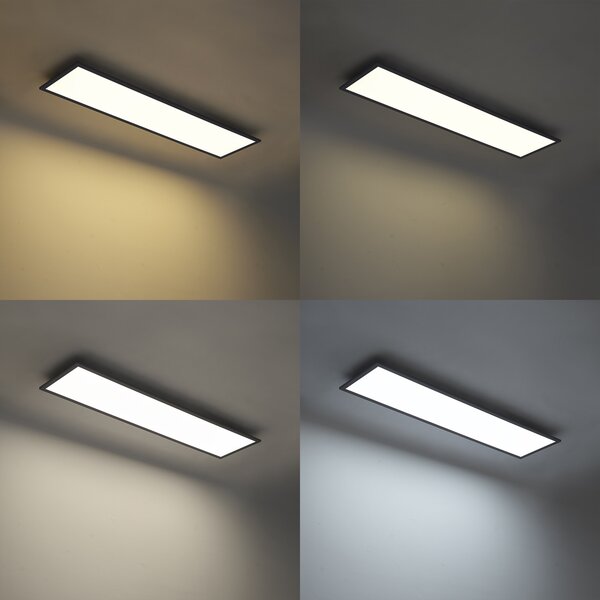 LED панел черен правоъгълен вкл. LED 3-степенно димируем - Reeves