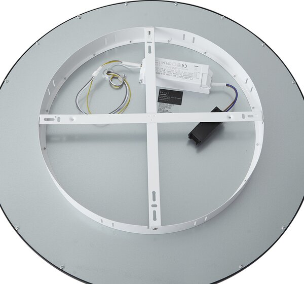 Smart LED панел черен 60cm вкл. LED димиране до топло с дистанционно управление - Knob
