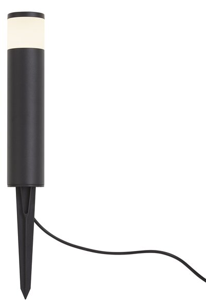 Модерна външна лампа за стълб 12V черна вкл. LED IP65 - Voltaire Palo