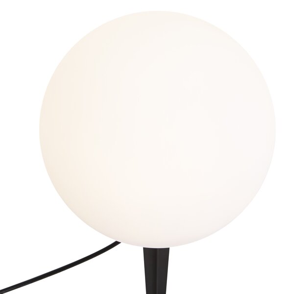 Модерна външна лампа 12V бяла 20 см вкл. LED IP65 - Voltaire Luno