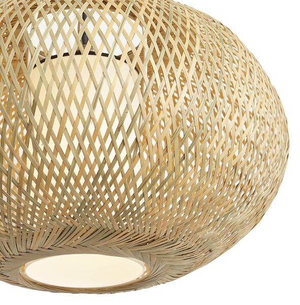 Japandi висяща лампа бамбук 50cm IP44 - Moana