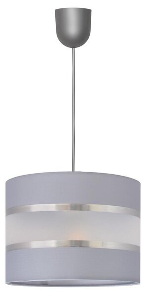 Висящ полилей HELEN 1xE27/15W/230V Ø 20 см сив/сребрист