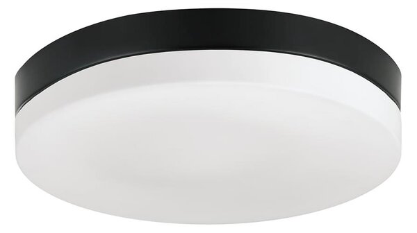 Prezent 67115 - Плафон за баня PILLS 2xE27/60W/230V IP44 черен