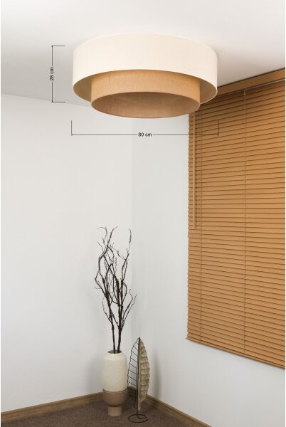 Brilagi - LED плафон BOHO стил 3xE27/15W/230V Ø 80 cm