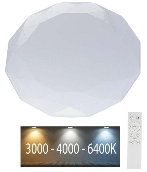 LED Димируем плафон LED/40W/230V 3000K/4000K/6500K + д.у