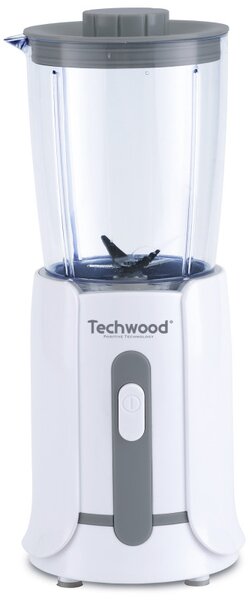 Блендер мини Techwood TBL-201, 300W, 0.5 л, Стоманени ножове, Бял