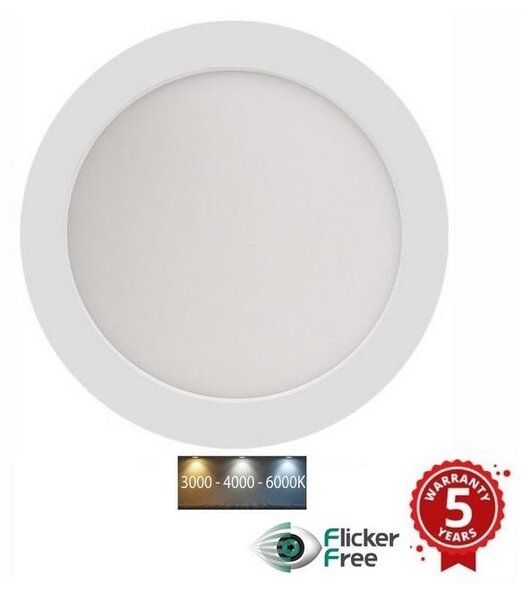 Sinclair - LED Лампа за вграждане DLTJ LED/24W/230V 3000K/4000K/6000K бял