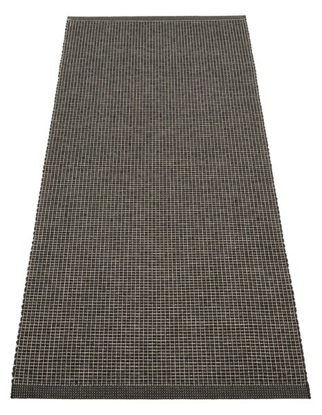 Антрацитна пътека за открито и закрито 70x180 cm Emm Black Linen – Pappelina