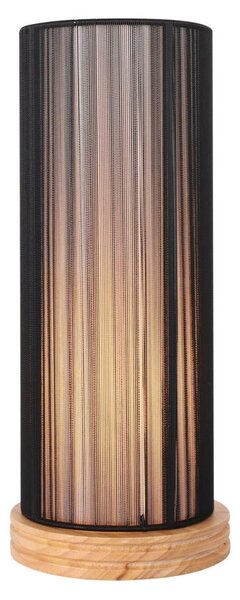 Настолна лампа KIOTO 1xE27/40W/230V черен/кафяв