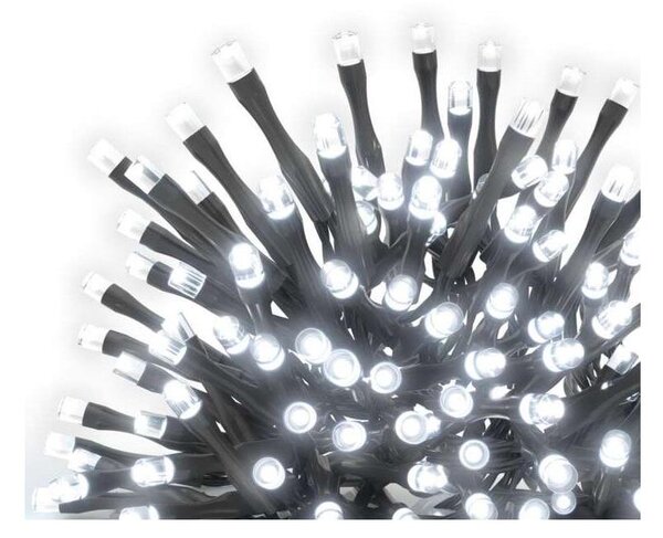 LED гирлянд за външна употреба, 100 LED / 15 м, IP44, студено бяло