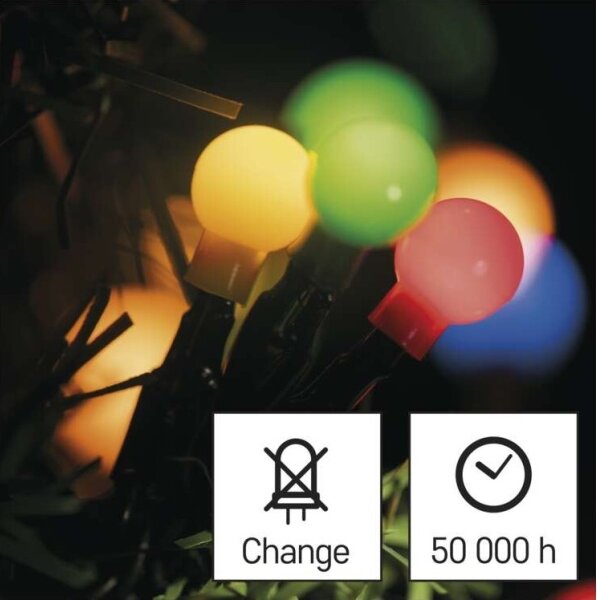LED външен гирлянд 480xLED/53m IP44 многоцветен