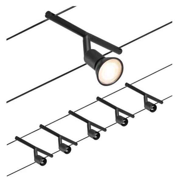 Paulmann 94446 - К-кт 5xGU5,3/10W Спот SALT 230V черен