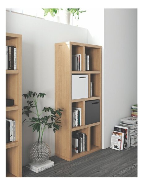 Библиотека от декор от дъб естествена 70x159 cm Berlin – TemaHome