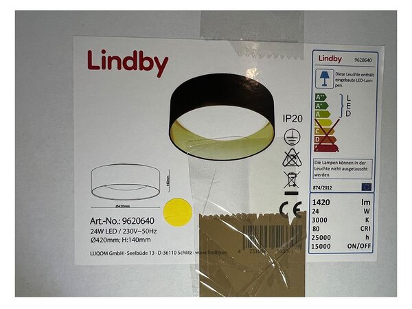 Lindby - LED Плафон COLEEN LED/24W/230V