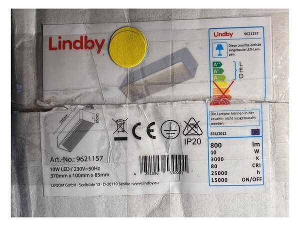 Lindby - LED Аплик LONISA LED/10W/230W