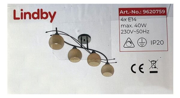 Lindby - Спот LEANDA 4xE14/40W/230V