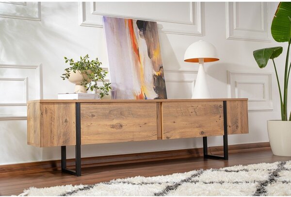 Маса за телевизор с боров декор в естествен цвят 180x50x29,5 cm Serenity – Kalune Design