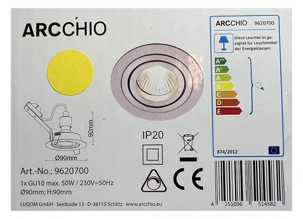 Arcchio - Лампа за вграждане SOPHIA 1xGU10/50W/230V