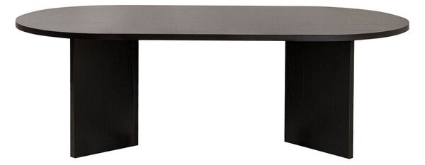 Черна матова масичка за кафе 60x119 cm Sable – Kalune Design