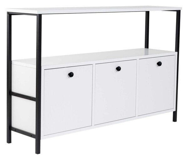 Бяла матова конзолна маса 29,5x120 cm Solace – Kalune Design