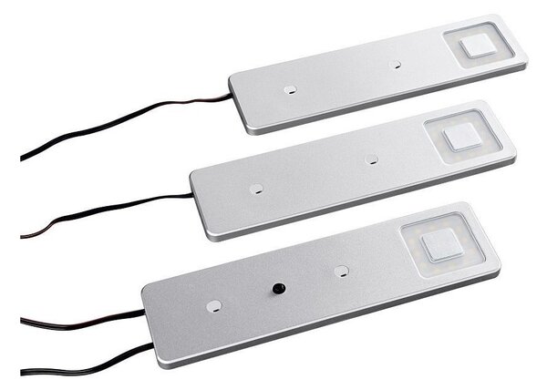 К-кт 3бр. LED Лампа за под кухненски шкаф CORTINA LED/2,4W/230V