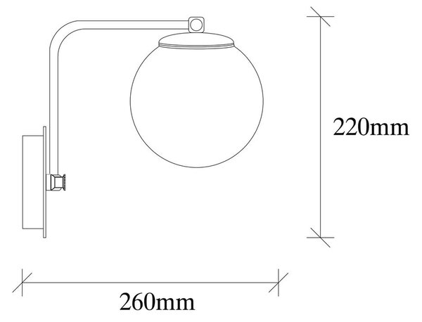 Стенна лампа златна ø 15 cm Daisy – Opviq lights